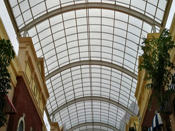 铜川屋面网架顶棚吊装方案